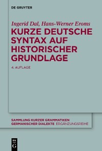 Cover Kurze deutsche Syntax auf historischer Grundlage