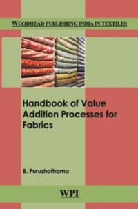 Cover Handbook of Value Addition Processes for Fabrics