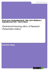 Cover Cholesterol lowering effect of Tamarind (Tamarindus indica)