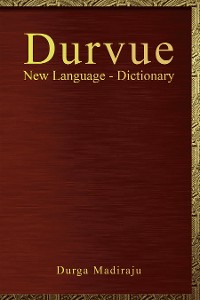 Cover Durvue New Language - Dictionary