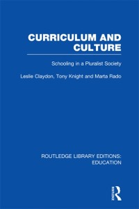 Cover Curriculum and Culture (RLE: Education)