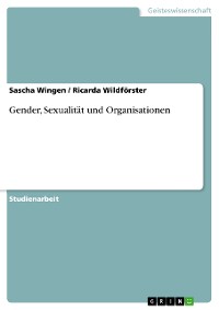 Cover Gender, Sexualität und Organisationen