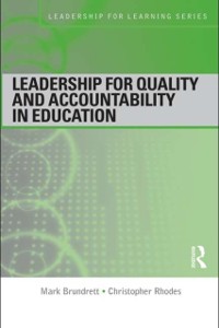 Cover Leadership for Quality and Accountability in Education