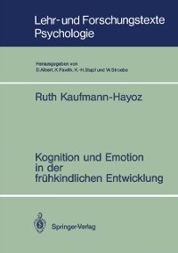 Cover Kognition und Emotion in der frühkindlichen Entwicklung