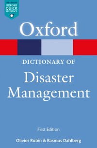 Cover Dictionary of Disaster Management