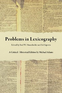 Cover Problems in Lexicography