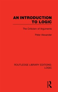 Cover An Introduction to Logic