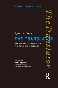 Cover Bourdieu and the Sociology of Translation and Interpreting