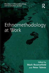 Cover Ethnomethodology at Work