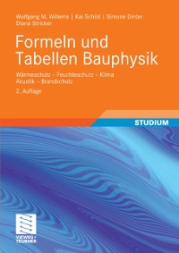 Cover Formeln und Tabellen Bauphysik