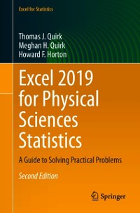 Cover Excel 2019 for Physical Sciences Statistics