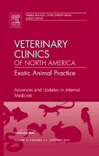 Cover Advances and Updates in Internal Medicine, An Issue of Veterinary Clinics: Exotic Animal Practice