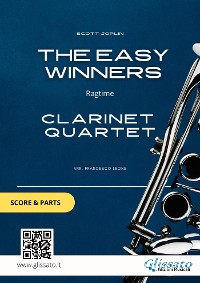 Cover Clarinet Quartet "The Easy Winners" Score & Parts