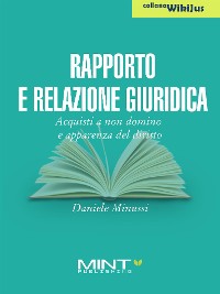 Cover Rapporto e relazione giuridica