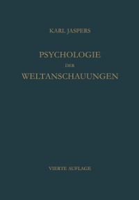 Cover Psychologie der Weltanschauungen
