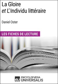 Cover La Gloire et L'Individu littéraire de Daniel Oster