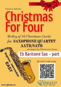 Cover Eb Baritone Saxophone part of "Christmas for four" Saxophone Quartet