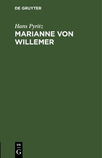 Cover Marianne von Willemer