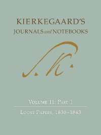 Cover Kierkegaard's Journals and Notebooks, Volume 11, Part 2