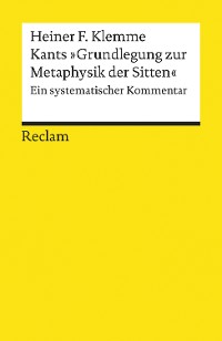 Cover Kants "Grundlegung zur Metaphysik der Sitten"