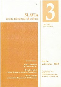 Cover Slavia N. 2020 3