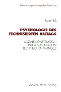 Cover Psychologie des technisierten Alltags