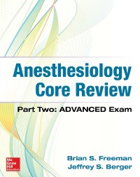 Cover Anesthesiology Core Review: Part Two-ADVANCED Exam