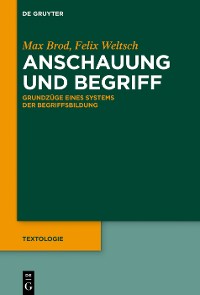 Cover Anschauung und Begriff