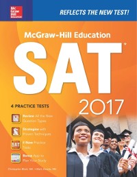 Cover McGraw-Hill Education SAT 2017 Edition
