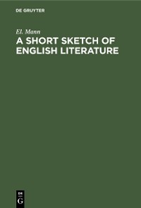 Cover A Short Sketch of English Literature