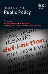 Cover Dictionary of Public Policy