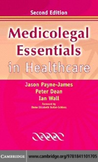 Cover Medicolegal Essentials in Healthcare
