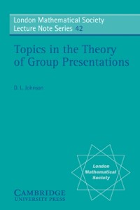 Cover Topics in the Theory of Group Presentations