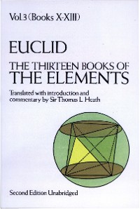 Cover The Thirteen Books of the Elements, Vol. 3
