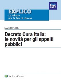 Cover Decreto Cura Italia: le novità per gli appalti pubblici