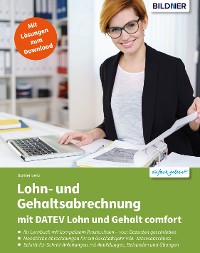 Cover Lohn- und Gehaltsabrechnung 2021 mit DATEV Lohn und Gehalt comfort: Das komplette Lernbuch für Einsteiger