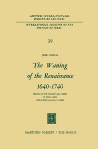 Cover Waning of the Renaissance 1640-1740