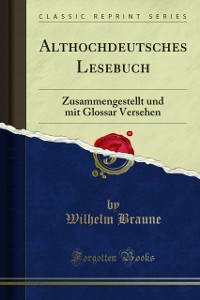 Cover Althochdeutsches Lesebuch