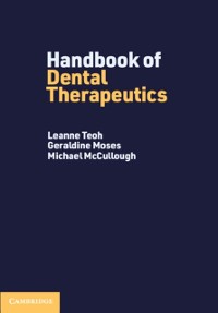 Cover Handbook of Dental Therapeutics