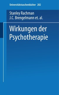 Cover Wirkungen der Psychotherapie