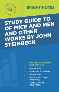 Cover Study Guide to Of Mice and Men and Other Works by John Steinbeck