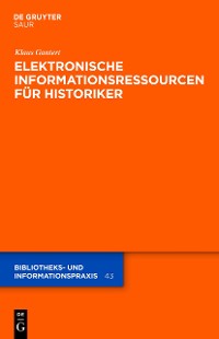 Cover Elektronische Informationsressourcen für Historiker