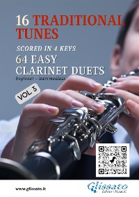 Cover 16 Traditional Tunes - 64 easy Clarinet duets (Vol.3)