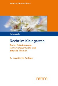 Cover Recht im Kleingarten