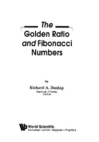 Cover GOLDEN RATIO & FIBONACCI NUMBERS,THE
