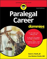 Cover Paralegal Career For Dummies
