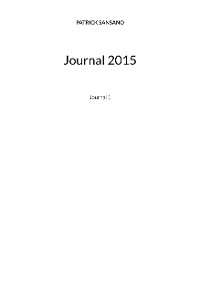 Cover Journal 2015