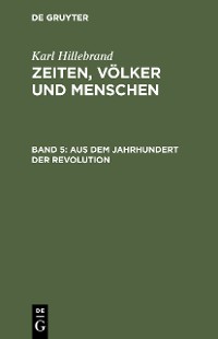 Cover Aus dem Jahrhundert der Revolution
