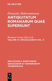Cover Opusculorum vol. II