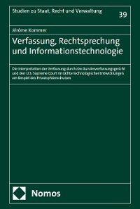 Cover Verfassung, Rechtsprechung und Informationstechnologie